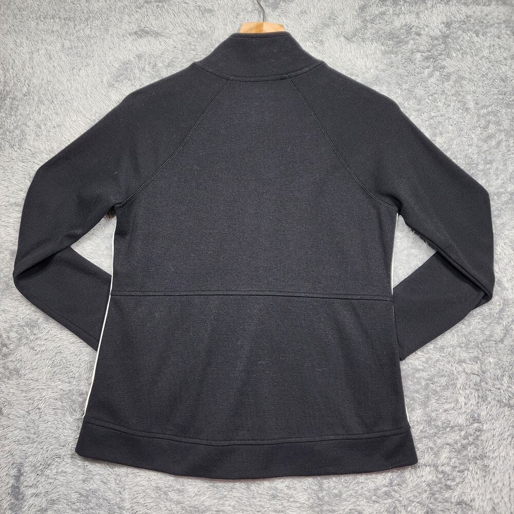 T By Talbots Black Full Zip Performance Jacket Si… - image 2